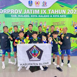 Tim Sepak Takraw Kabupaten Blitar Juara Umum Porprov Jatim IX