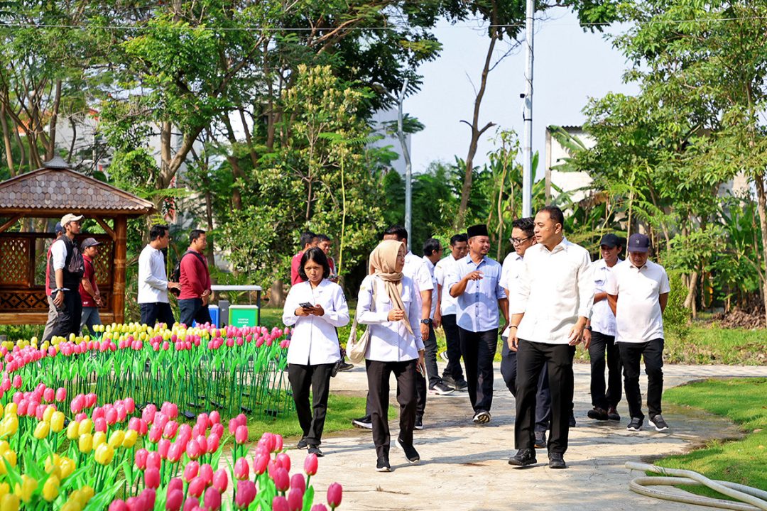 Agustus Nanti, Wali Kota Eri Launching Wajah Baru Taman Harmoni Keputih