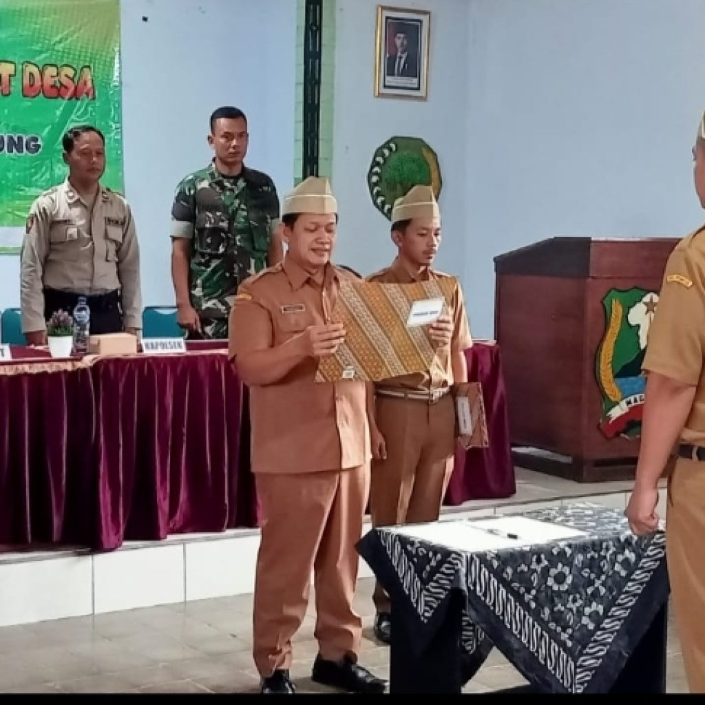Kasun Baru Dukuh Dagung Dilantik, Kepala Desa Janggan Berpesan Amanah harus Dijaga