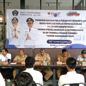 Tingkatkan Kompetensi Pencaker, Disnaker Kabupaten Blitar Adakan Pelatihan Elektronik