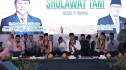 Bupati Jember dan Wamen Pertanian Apel Kebangsaan Sholawat Tani