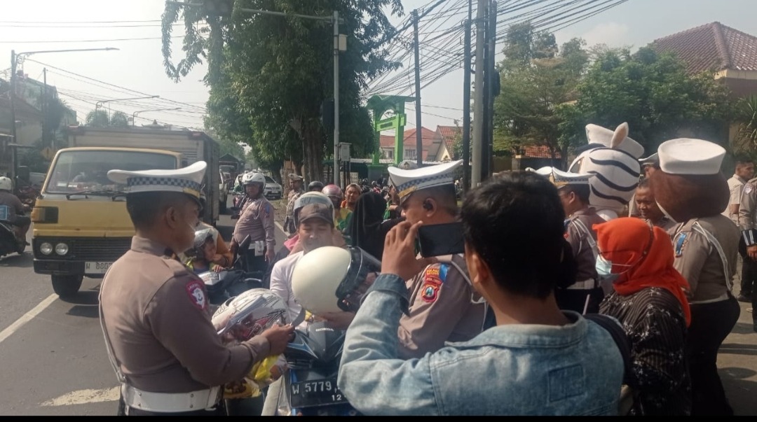 Operasi Patuh Polres Sidoarjo Kurangi Angka Kecelakaann