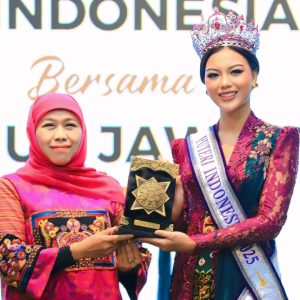 Gubernur Khofifah Harap Putri Indonesia Firsta Yufi Gaungkan Pariwisata & Budaya Jatim