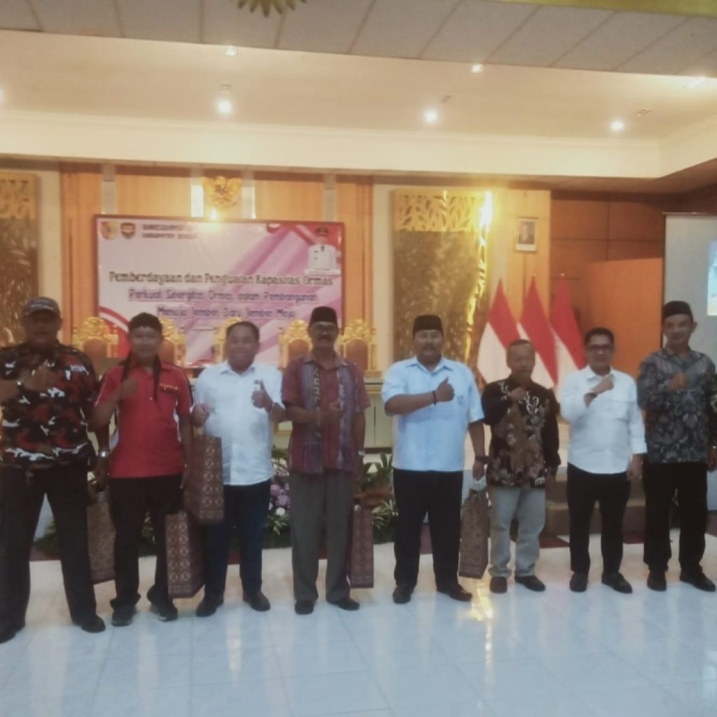 Bakesbangpol Jember Sarasehan Dengan Ormas,TP3D : Ormas Punya Potensi Mitra Dalam Membangun