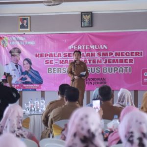 Bupati Fawait Ajak Kepsek Se Kabupaten Jember Perbaiki Dunia Pendidikan