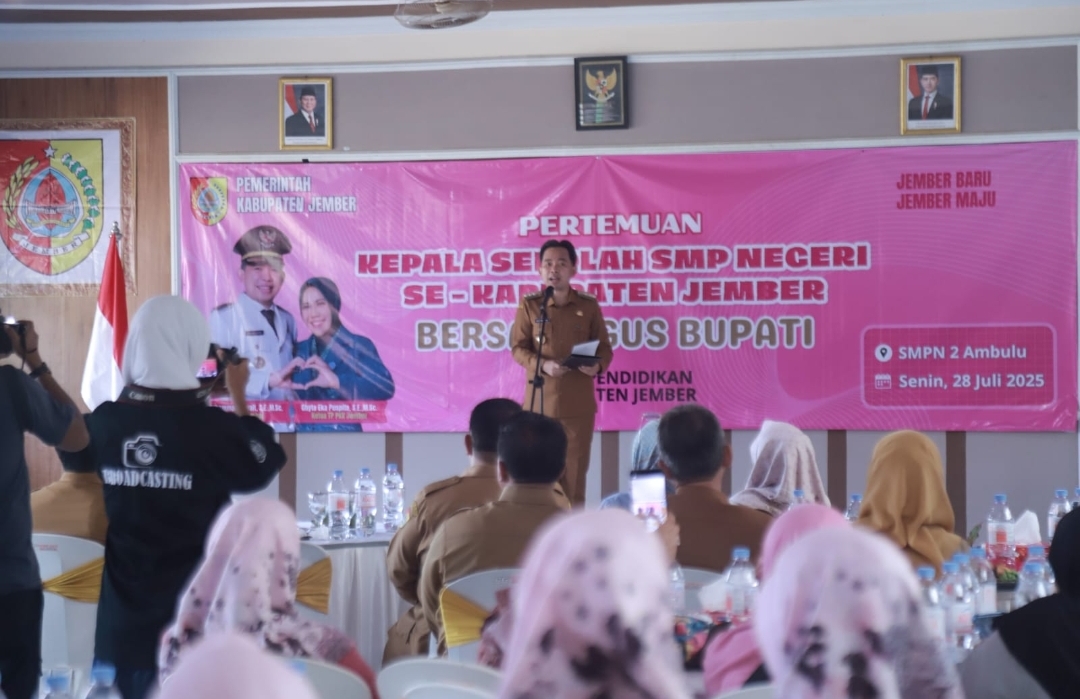 Bupati Fawait Ajak Kepsek Se Kabupaten Jember Perbaiki Dunia Pendidikan
