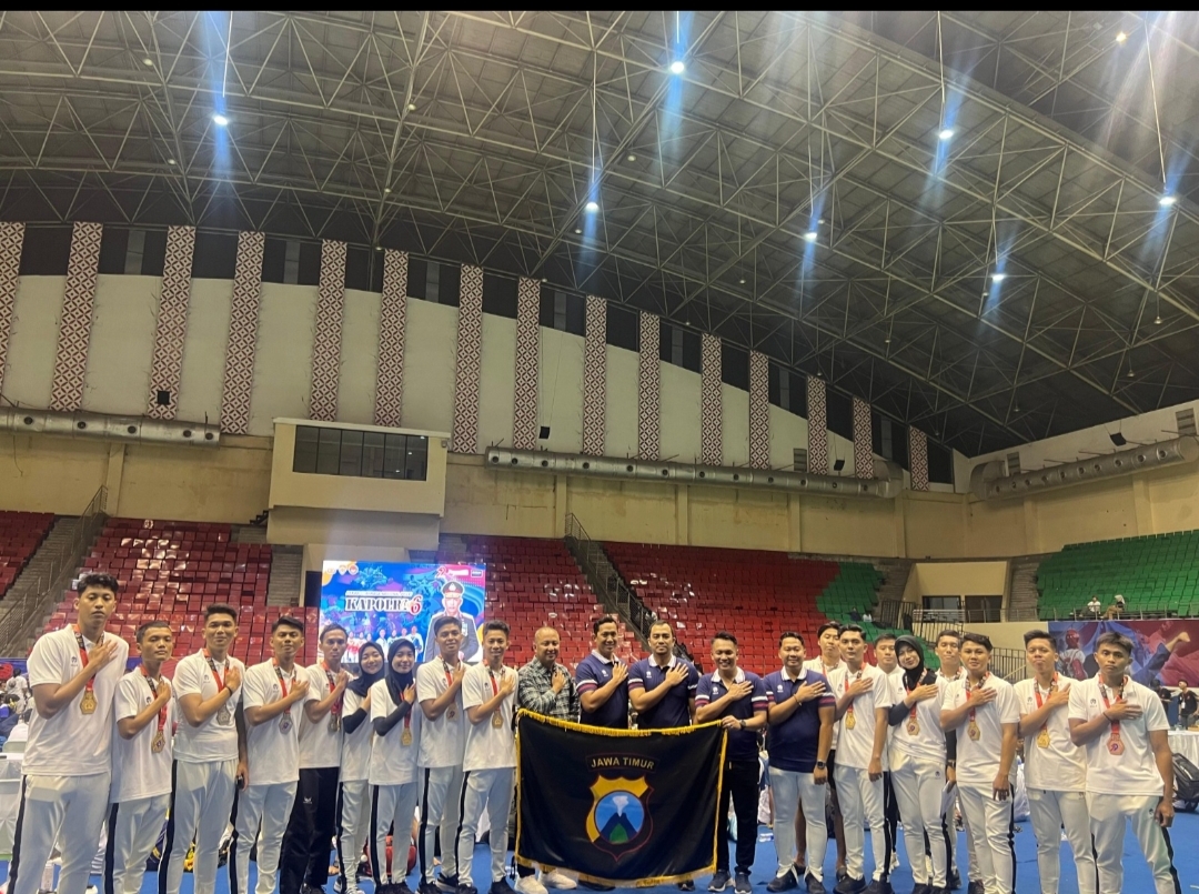 Tim Taekwondo Polda Jatim Borong 12 Emas di Kapolri Cup 2025