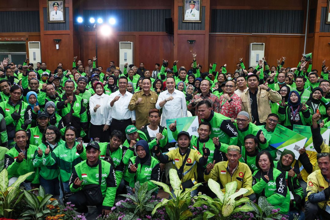 15.350 Pengemudi Ojol Surabaya Dapat Bantuan BPJS Ketenagakerjaan