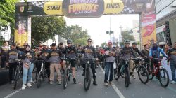 Semarak HUT Bhayangkara ke-79 Polres Jember Ditutup dengan Pagi Ceria Fun Bike