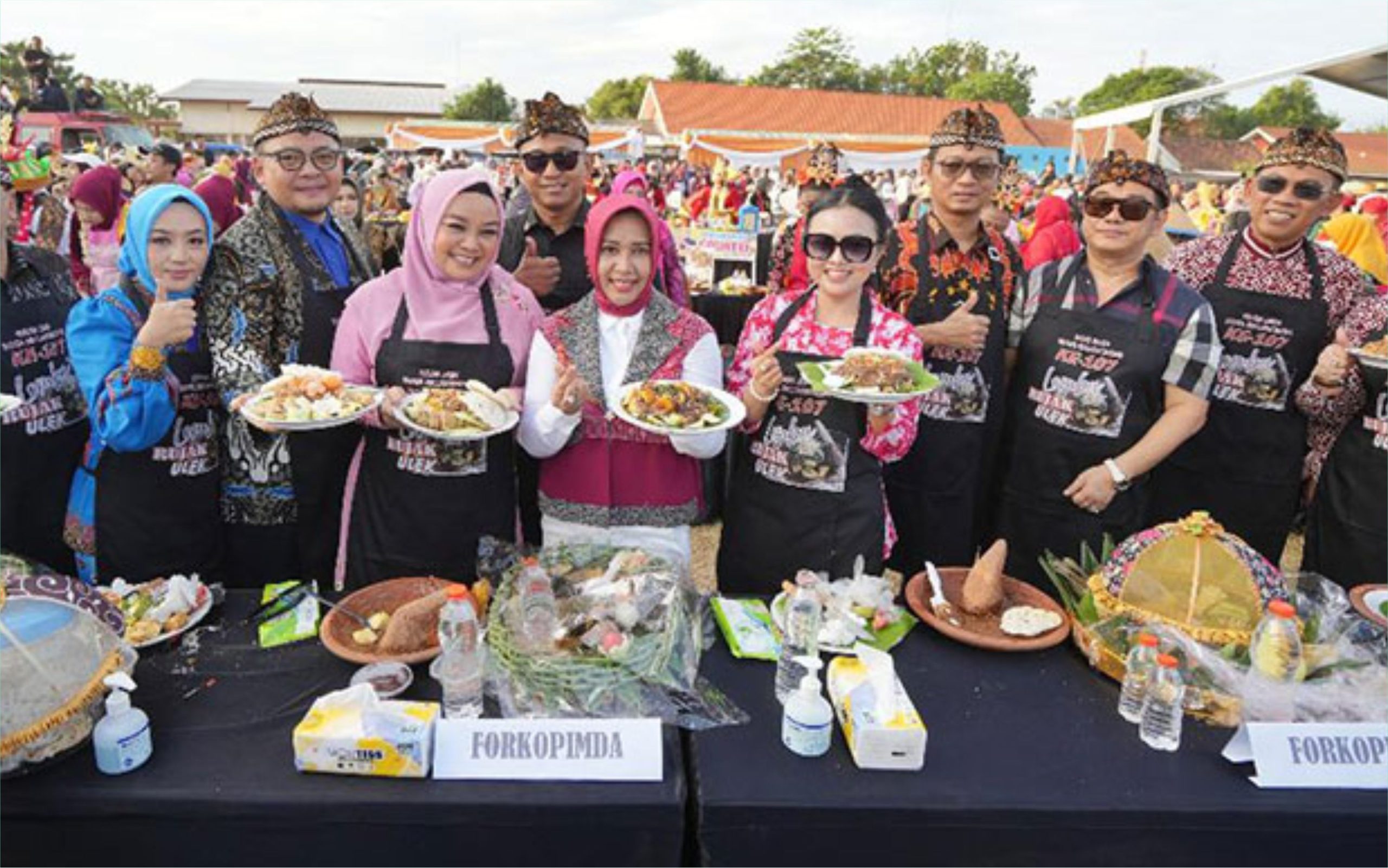 Puncak Perayaan HUT ke-107 Kota Mojokerto Ditutup Dengan Festival Kuliner Rujak Ulek
