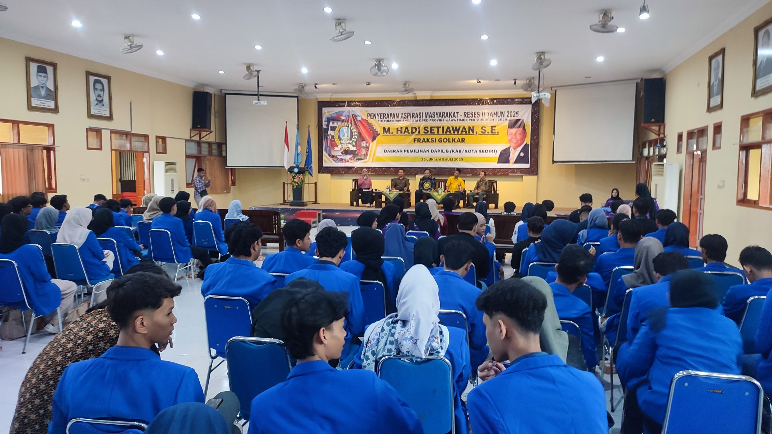 Pertama Kalinya, Legislator Jatim Serap Aspirasi Mahasiswa di Tengah Kampus