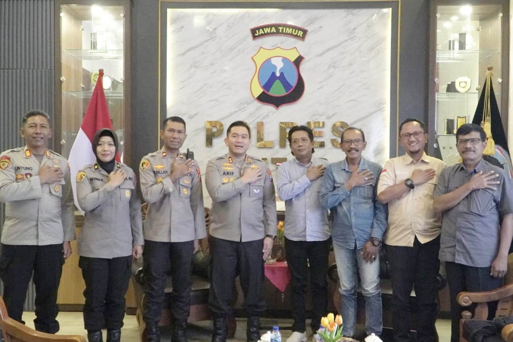 Polres Blitar Siap Jadi Jembatan Distribusi Para Petani Jagung