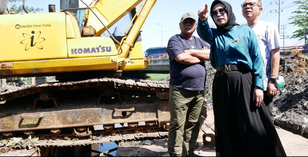 Wabup Sidoarjo Sidak Sungai Buntung Bungurasih