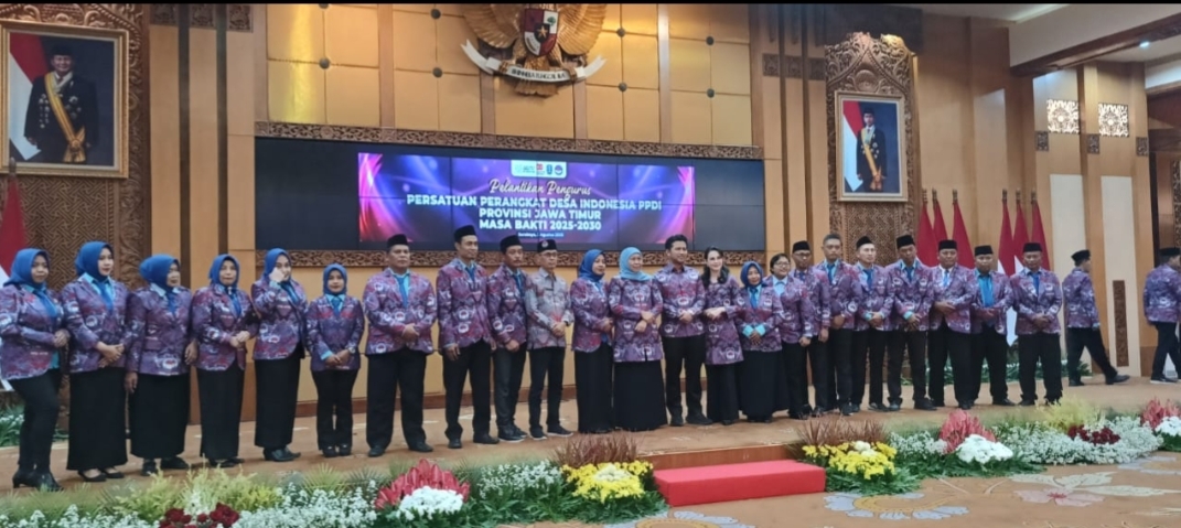 Warseno Perangkat Desa Belotan Dilantik Dalam Kepengurusan PPDI Jawa Timur 2025 – 2030