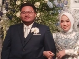 Ketum DPP Partai Golkar Hadiri Resepsi Pernikahan Edo – Ardilla