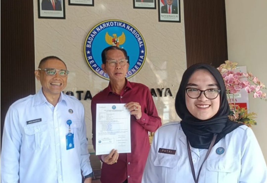 Tes Urine Bersih dari Narkoba, Ketua DPRD Surabaya Tuai Apresiasi BNN