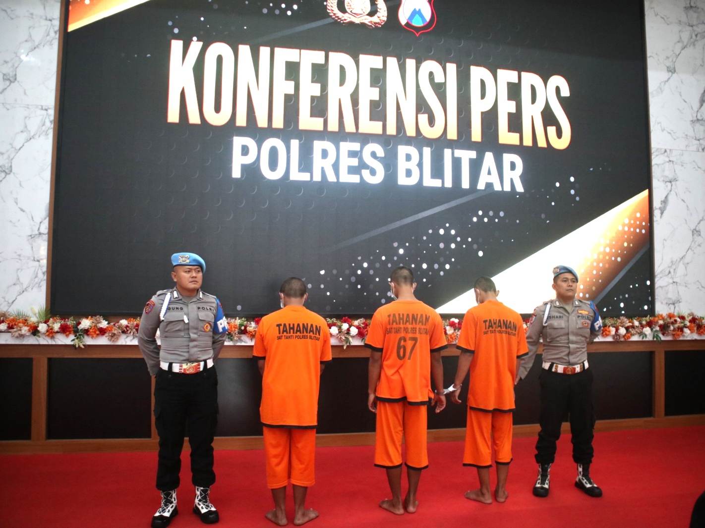 Ungkap Kasus Pengeroyokan, Sat Reskrim Polres Blitar Amankan 9 Pelaku