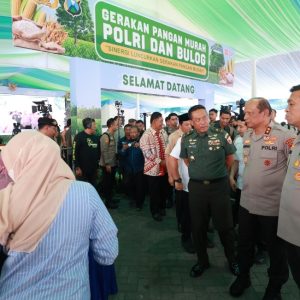 Kapolri Jendral Listyo Sigit Launching Gerakan Pangan Murah