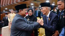 Usai Pidato Kenegaraan, Presiden Prabowo Hampiri Tokoh Nasional dan Tamu Internasional 