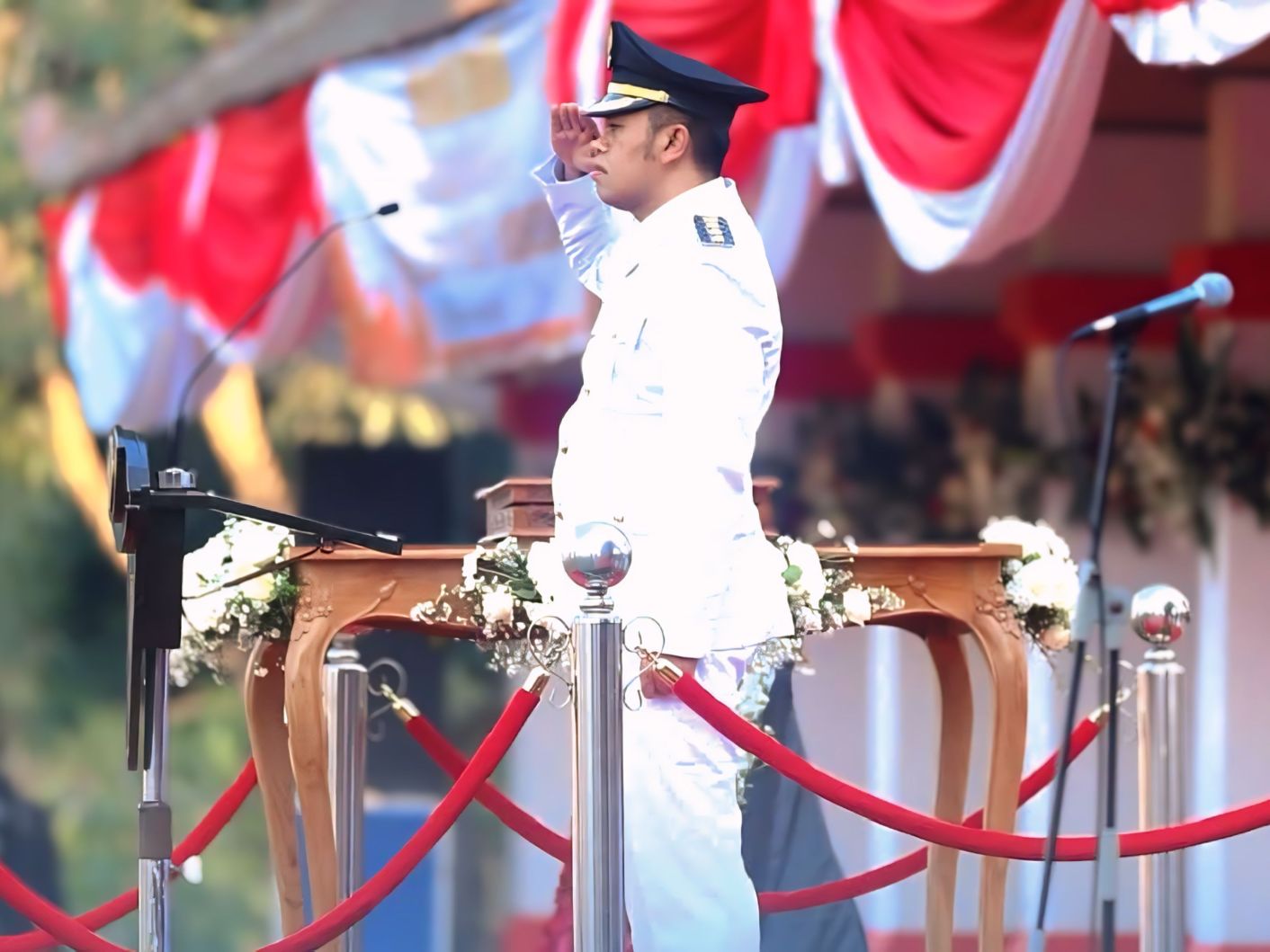 Wali Kota Blitar Jadi Irup Upacara Bendera di Hari Kemerdekaan