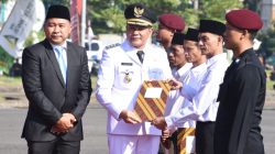 Bupati Subandi Pimpin Upacara di Mall Pelayanan Publik
