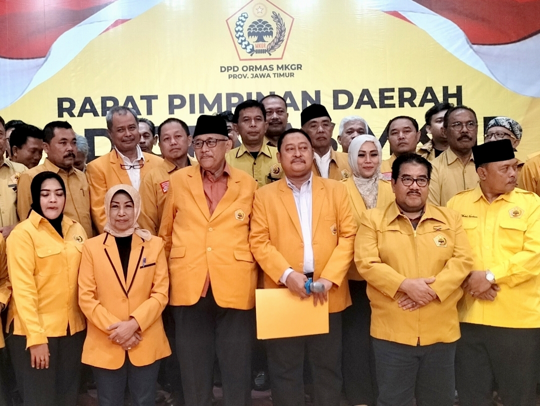 Ormas MKGR Se Jatim Deklarasi Dukungan Adies Kadir Sebagai Ketua Umum DPP Ormas MKGR 