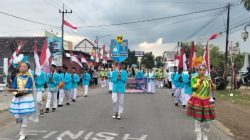 SMPN 1 Tampil Memukau Dalam Karnaval Peringatan HUT Ke 80 RI Kecamatan Kartoharjo