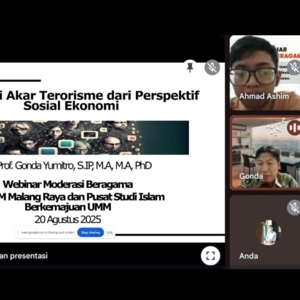 Prof. Gonda : Agama Seringkali Dijadikan Instrumen Justifikasi dalam Setiap Tindakan Terorisme.