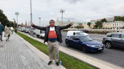 Sungai Moskva depan Kremlin Menambah Keindahan Kota
