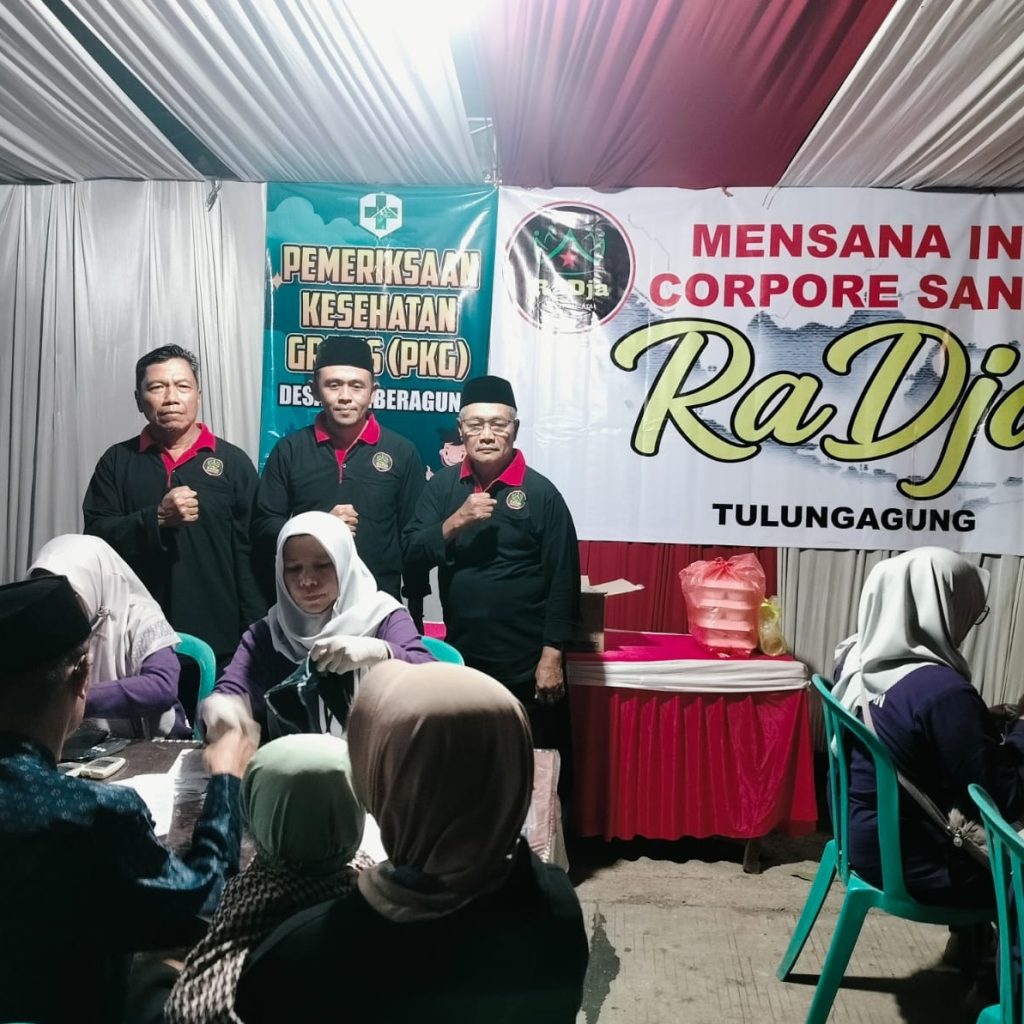 Peduli Sosial, Ormas RaDja Tulungagung Gelar Layanan Kesehatan Gratis