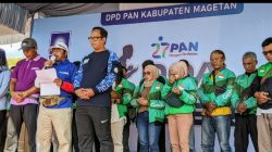 Milad ke-27, DPD PAN Magetan Gelar Doa dan Santuni Ojol