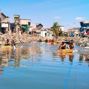Dulunya Kumuh, Sungai Kalianak Mulai Bersih, Dijadikan Panggung Lomba Dayung Dulunya Kumuh, Sungai Kalianak Mulai Bersih, Dijadikan Panggung Lomba Dayung