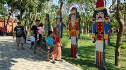 Taman Harmoni Surabaya Satukan Enam Elemen dari Enam Benua