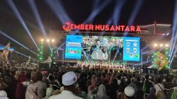 Ribuan Masyarakat Jember Bersholawat,Perkuat Moralitas Dalam Dalam Visi Membangun.