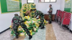 Jaga  Stabilitas Harga Beras, Bulog Jember Pasok  10 Ton SPHP di Pos Koramil  0824/29 Ajung.