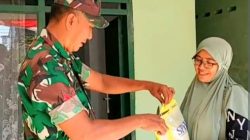 Bazar Beras SPHP Kolaborasi TNI dengan Bulog Jember di Koramil 0824/13 Rambipuji