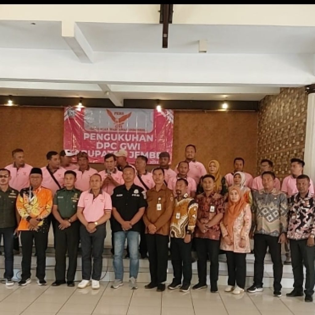Polres Dan Kodim 0824 Jember Hadiri Pengukuhan DPC GWI Jember