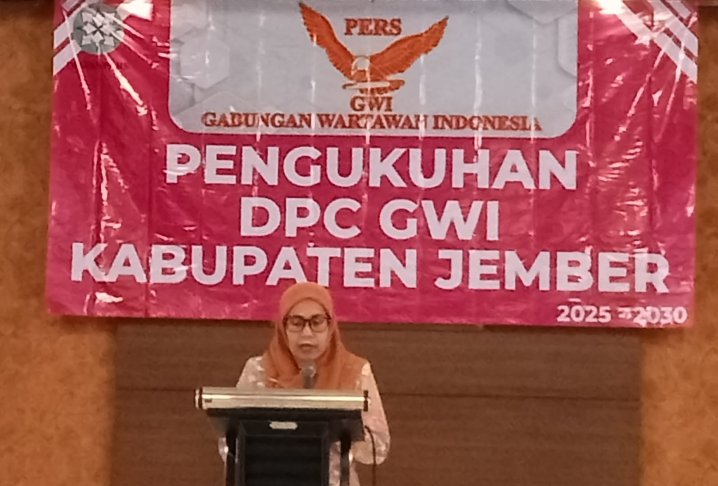 GWI Jember Dikukuhkan, Bupati Fawait Ajak Pers Ikut Cerdaskan Bangsa