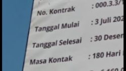Proyek APBD Provinsi Jatim Rp.6,16 Milyar di Jember Tidak Mencantumkan Nama Pelaksana dan Konsultan.