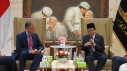 Menag Nasaruddin Umar Sambut Delegasi Parleman Eropa di Masjid Istiqlal
