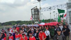Kirab Merah Putih Raksasa, Ribuan Pemuda Kota Kediri Meriahkan HUT RI ke-80