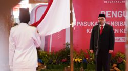 Bupati Kediri Kukuhkan 75 Paskibraka Kediri, Siap Kibarkan Merah Putih