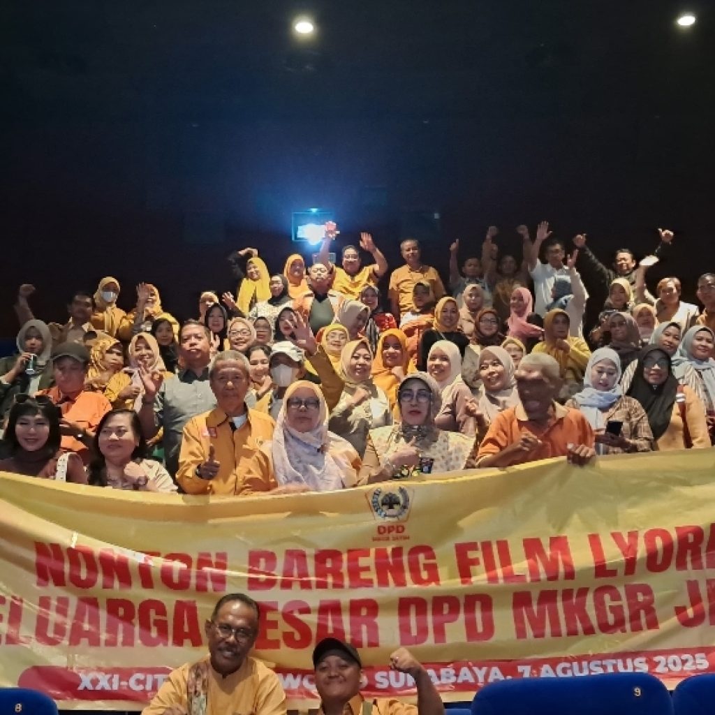 MKGR Jatim Nobar Lyora, Kodrat Sunyoto : Support Ibu Menteri Meutya Hafid & Fajri