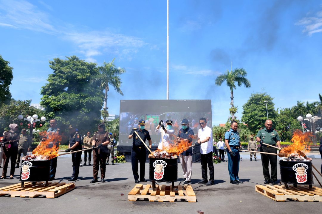 Rokok Ilegal Senilai Rp16,6 M Dimusnahkan, Jumlahnya 11,1 Juta Batang