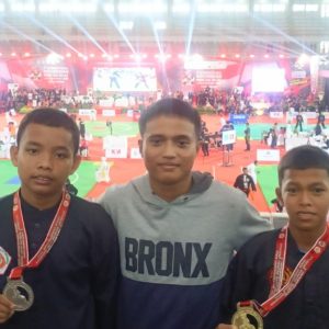 Menggema Didunia Internasional, Dua Pesilat Tebing Tinggi Raih Medali Emas dan Perak