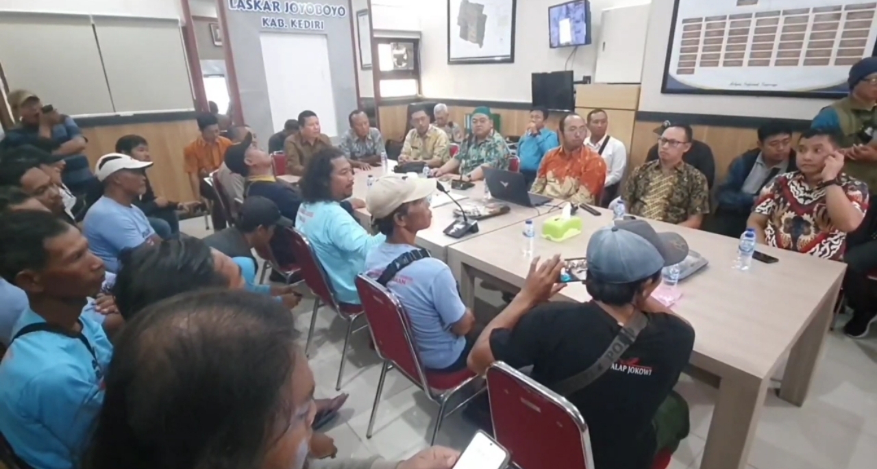 Petani Puncu Geruduk BPN Kediri, Tolak Penetapan Lahan Fasos