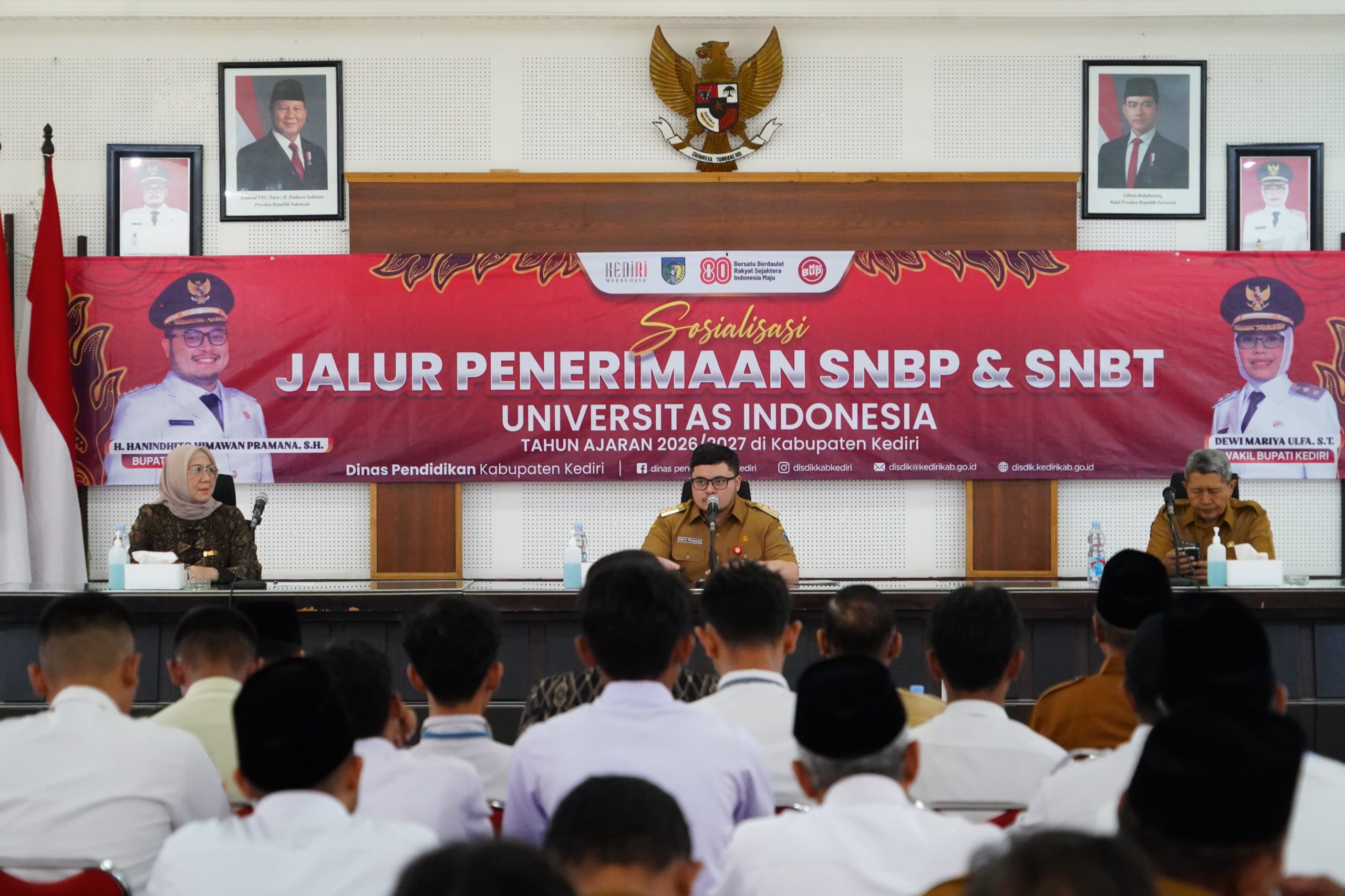 Mas Dhito Genjot Pelajar Kediri Tembus PTN, Hanya Empat Masuk UI Tahun Ini