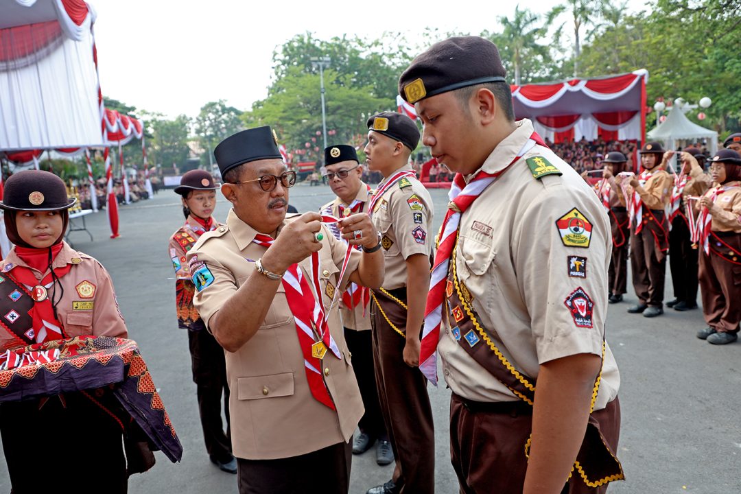 Hari Pramuka Ke-64, Wawali Armuji Sampaikan Pesan Penting