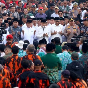 Warga Surabaya Ikrar ‘Jogo Suroboyo, Jogo Indonesia’ di Tugu Pahlawan