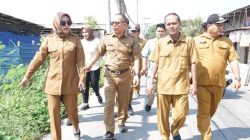Wakil Bupati Sidoarjo Sidak Betonisasi di Lingkar Timur